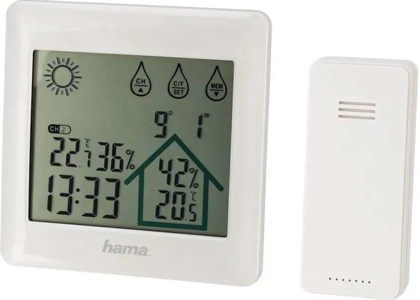 HAMA Statie Meteo Action white