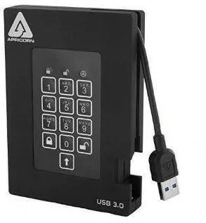 SSD Extern Apricorn Aegis Padlock Fortress 2,5 512GB