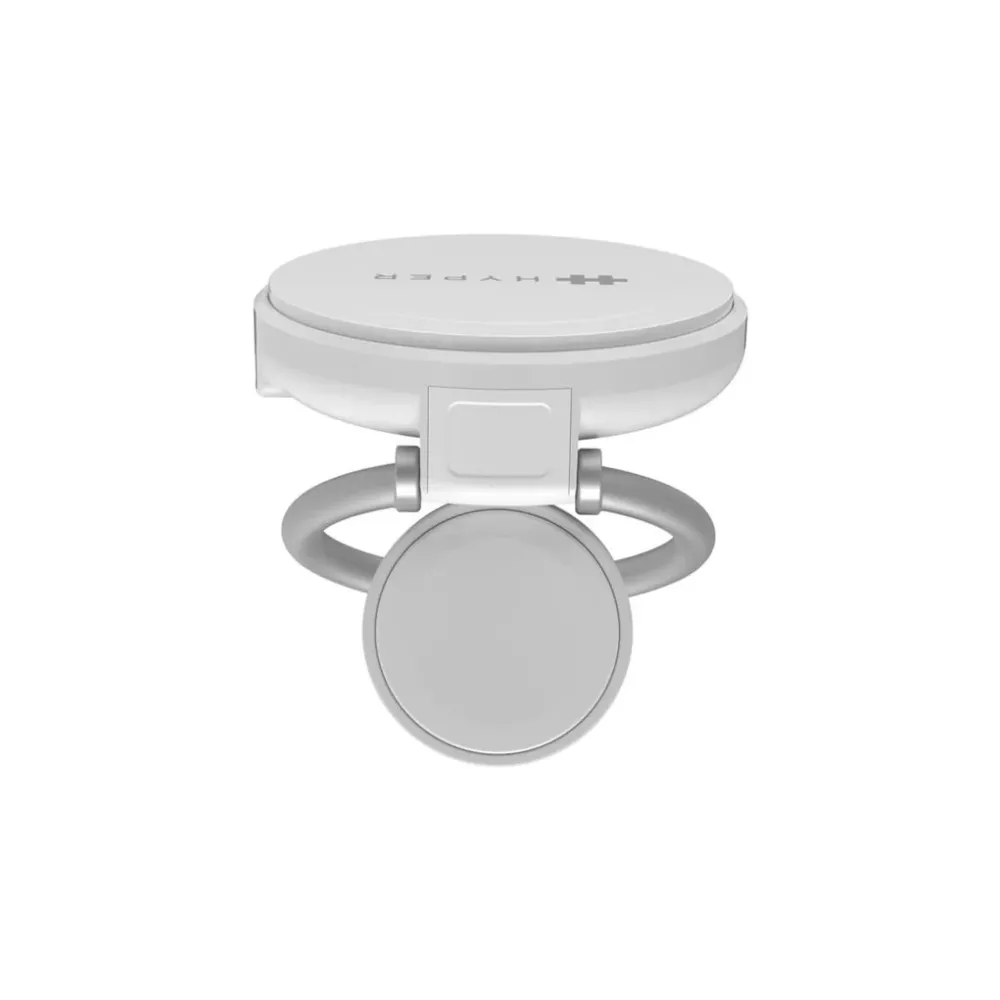 Hyper Hyper Hyperjuice® Qi2 2-in-1 Magnetic Charging Stand, White