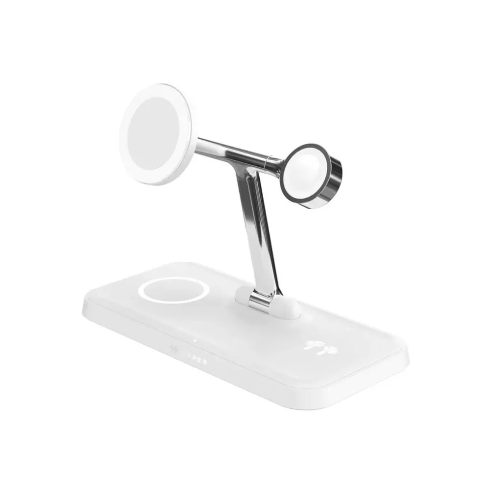Hyper Hyper HyperJuice QI2 4 in 1 Charging Stand, White