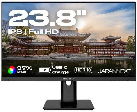 Monitor JAPANNEXT IPS238FHDR 23.8 inch FHD IPS 14 ms 75 Hz HDR FreeSync