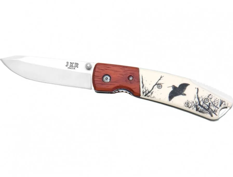 Joker Briceag lama blocabila, inoxidabila, 7.5 cm, maner decorat Woodcock