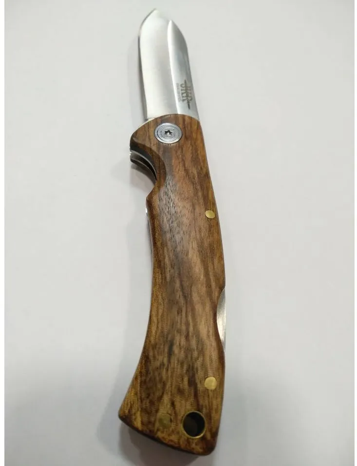 Joker Briceag, lama 7.8 cm otel inox, blocabila, maner lemn