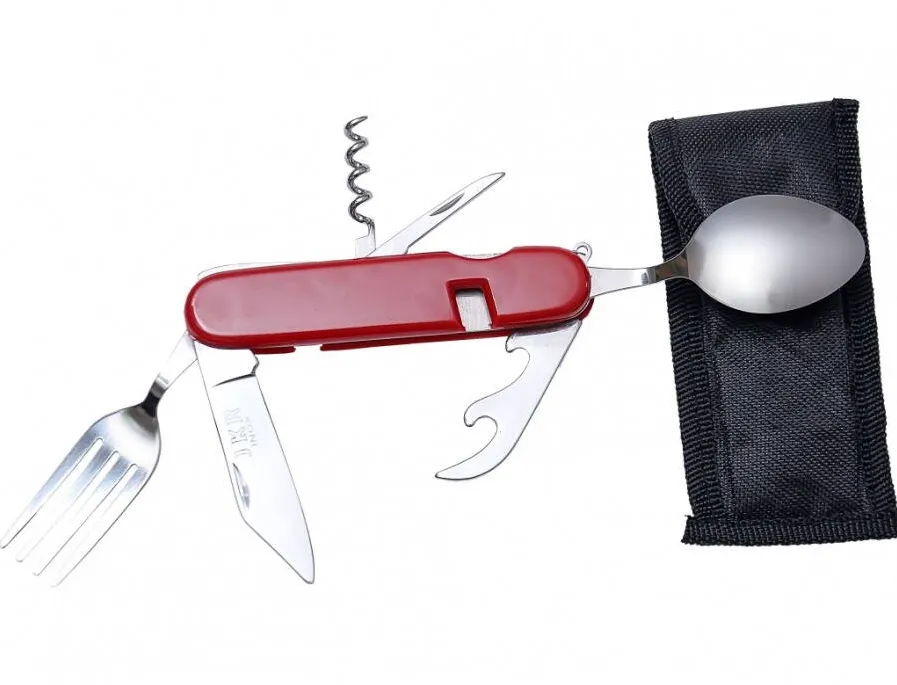 Joker Briceag multifunctional cu tacamuri si husa