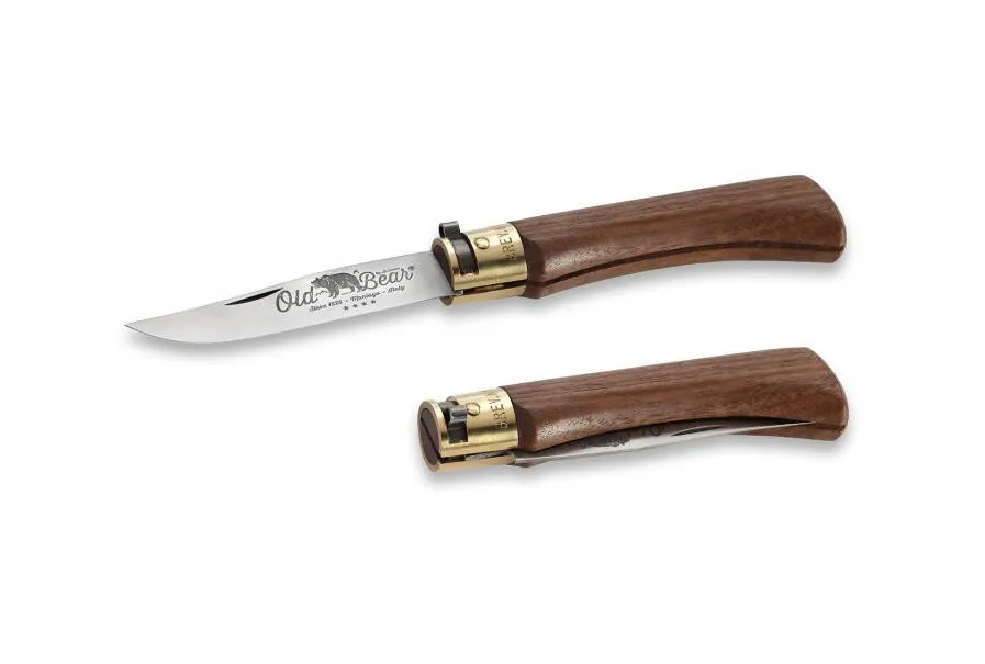 Old Bear Briceag Classic Walnut, lama 80 mm