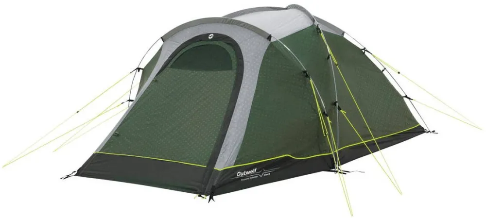 Cort cupola Outwell Cloud 3 cu trei camere 3 persoane verde