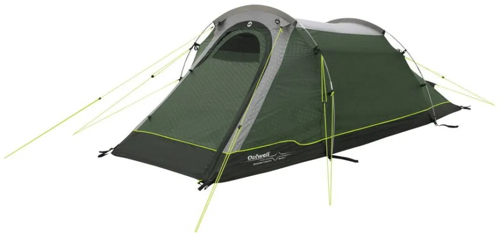 Cort tunel Outwell Earth 2 cu doua camere 2 persoane verde