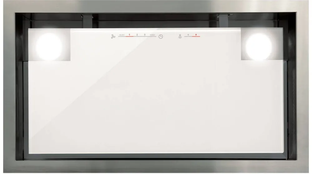 CATA GC DUAL A 45 XGWH/D Hood, A, Canopy, Width 49,2 cm, Max extraction power 820 m3/h, Touch Control, White glass