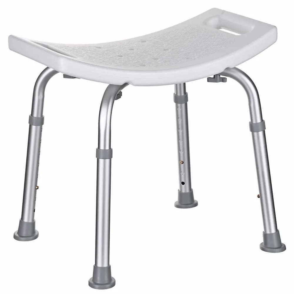 ActionMed Rectangular shower stool with height adjustment