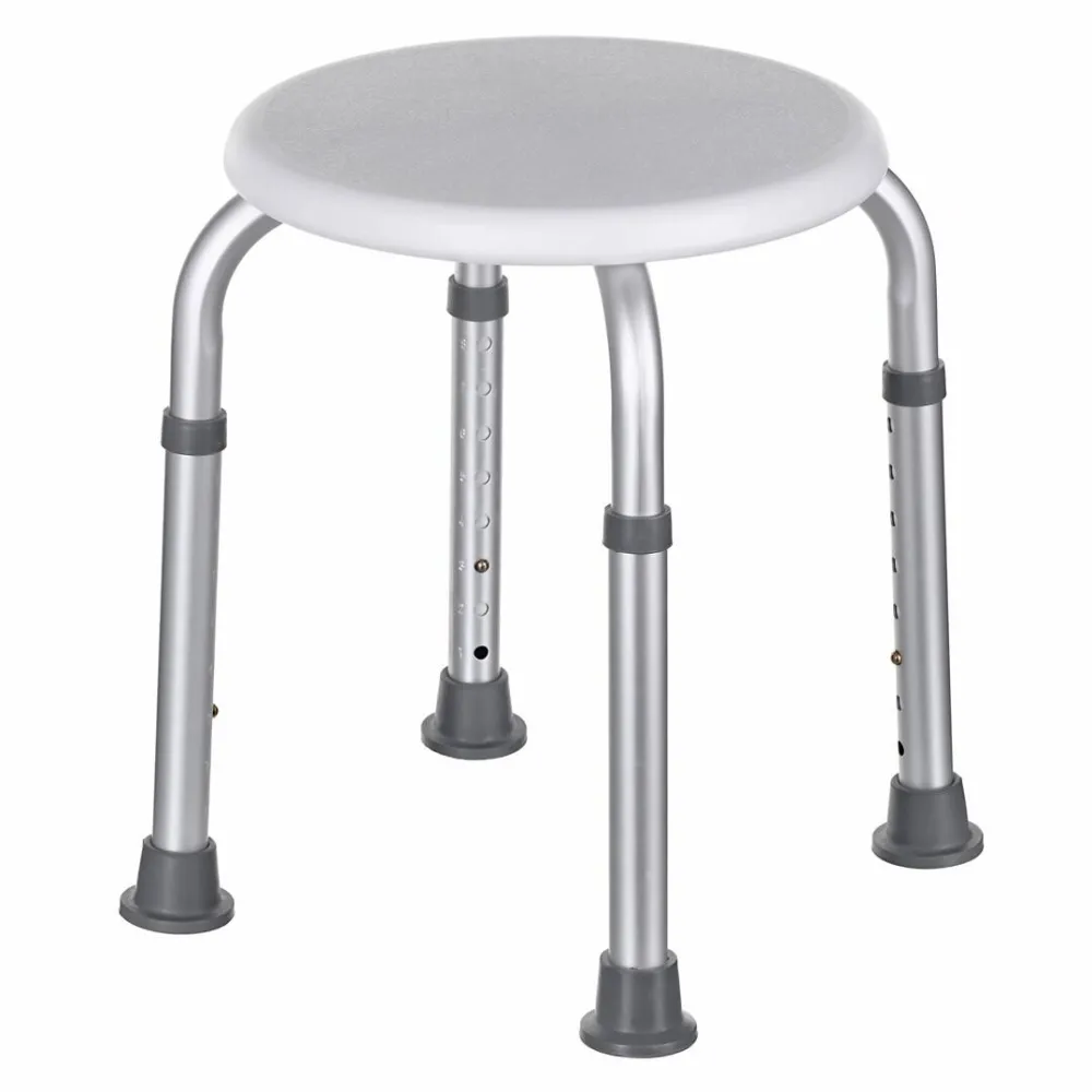 ActionMed Round aluminium shower stool