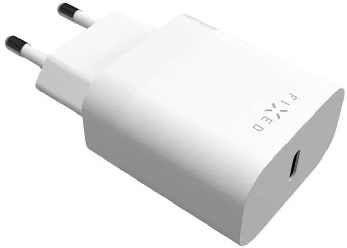 Fixed USB-C Travel Charger 20W, White
