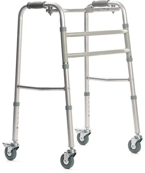 VITEA CARE Walking frame rehabilitation with 4 wheels