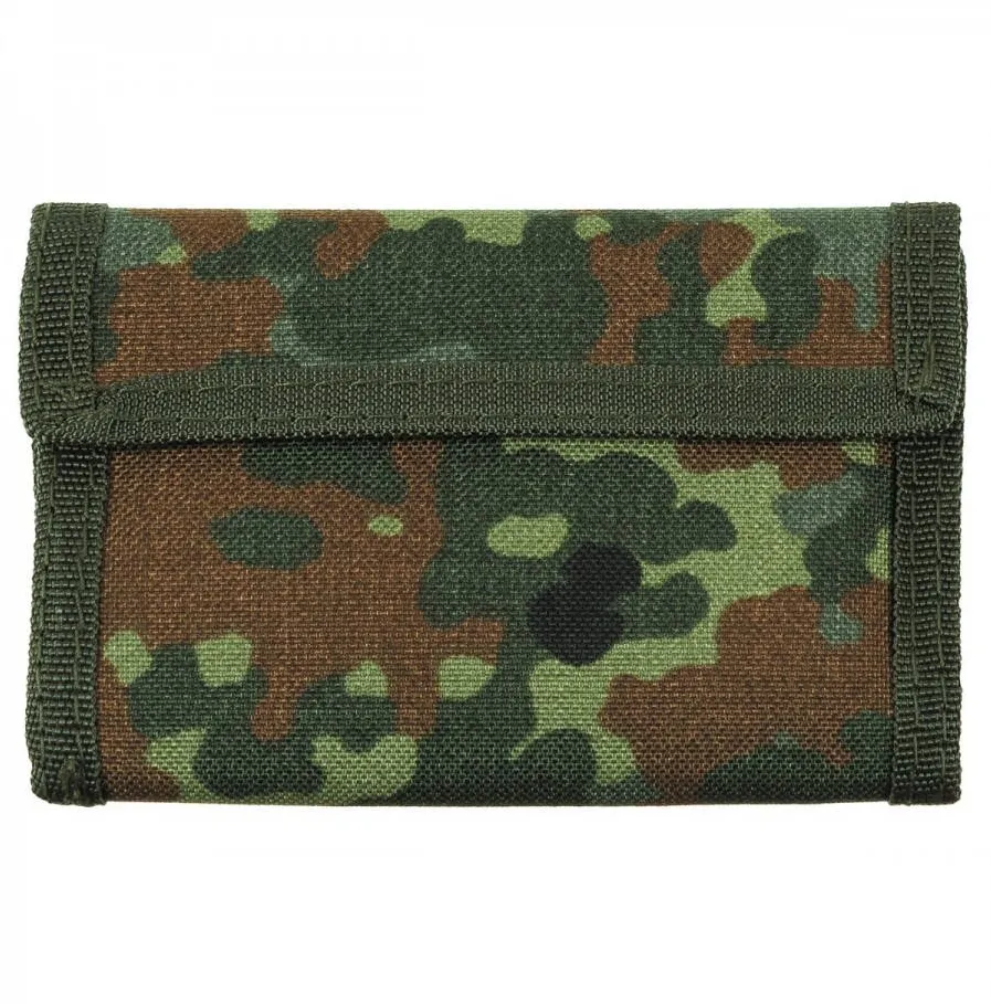 MFH Portofel unisex, material textil, 14,5 x 10 x 1,5 cm, BW camo MFH