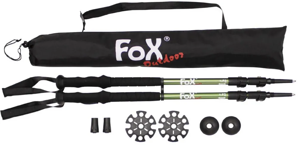 Fox Outdoor Bete trekking cu husa Fox Outdoor, 63-135 cm, 3 segmente