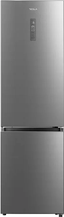 Tesla Combina frigorifica RC3800FMX, E, 378L, H201Total No Frost, Display LED, Inox