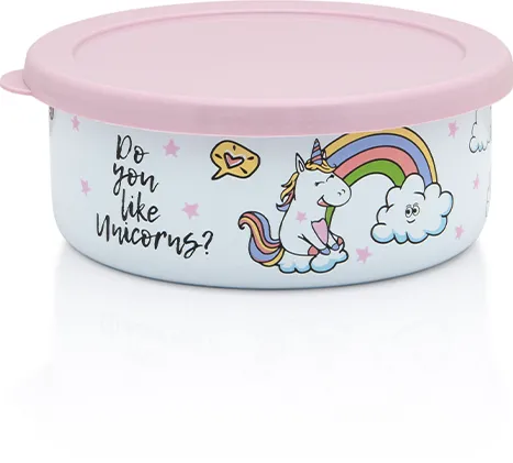 Metalac Recipient multif 0.75l cu capac Unicorn Metalac email/14cm/0.75l