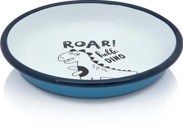 Metalac Farfurie adanca 0.75l Dino Metalac email/18cm/0.75l