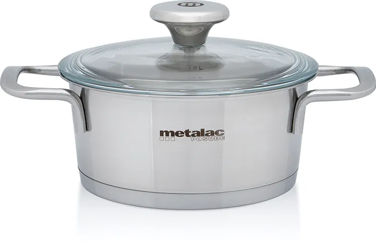 Metalac Caserola 1.3l Santino Metalac inox/16cm/1.3l