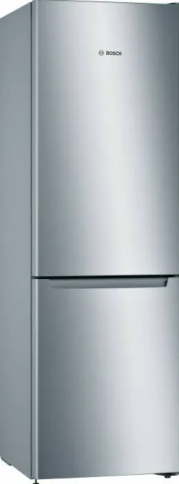 Combina Frigorifica BOSCH Combina frigorifica KGN33NLEB, 282 l, Total No Frost, Clasa E, Control electronic, Iluminare LED, H 176 cm Inox