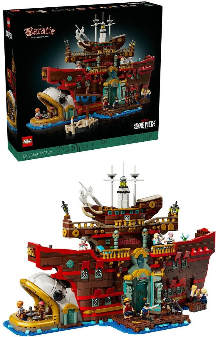 LEGO ONE PIECE - Restaurantul plutitor Baratie 75640, 3402 piese