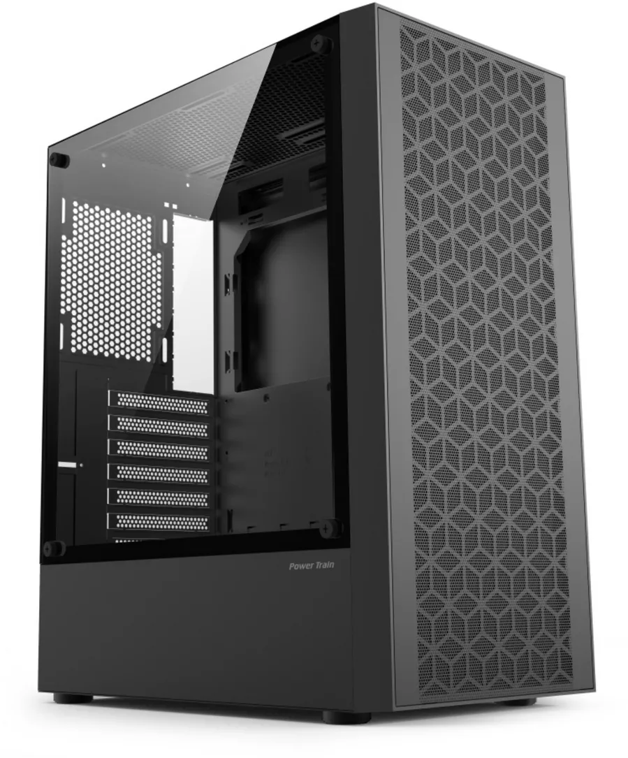 Carcasa PC Power Train Power Train GC361040B - TG/USB3.0/Midi/ATX/Zwart