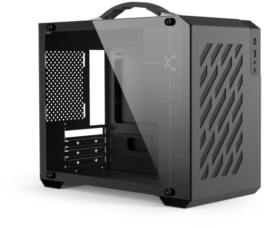 Carcasa PC Power Train Power Train GC361110B - TG/USB3.0/Midi/µATX/Zwart