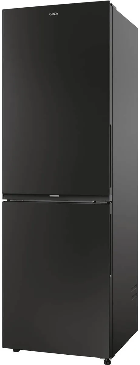 CANDY Combina frigorifica ECN2CQTEB186, No Frost, 355 l, H 185 cm, Clasa E, Negru
