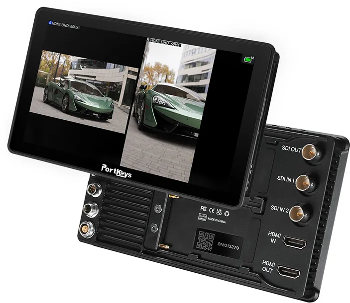 Monitor Portkeys BM5IV, 7", HDMI/SDI, Touchscreen10-bit (8+2 FRC), 2200nits