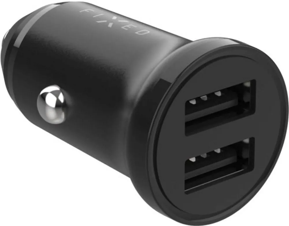Fixed FIXED Dual USB Car Charger 15W, Black