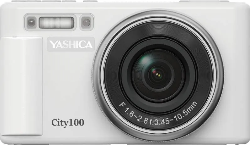 Aparat foto compact Yashica City 100 alb