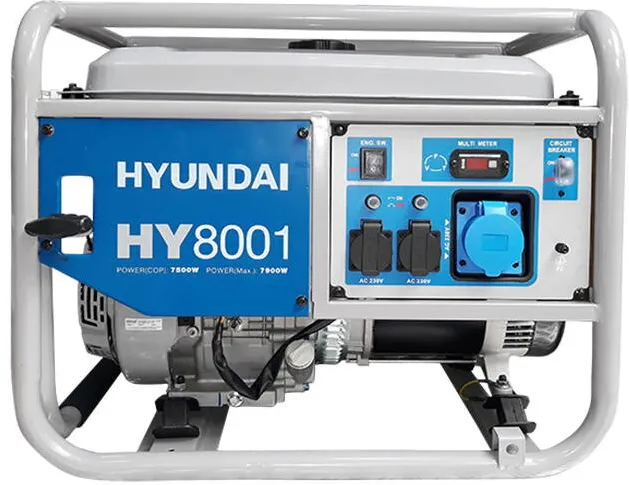 Hyundai Generator de curent monofazic 7,5 kW Hyundai HY8001