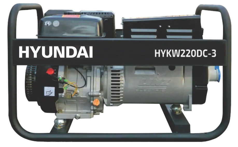 Hyundai Generator de curent trifazic cu sudura Hyundai HYKW220DC-3-M