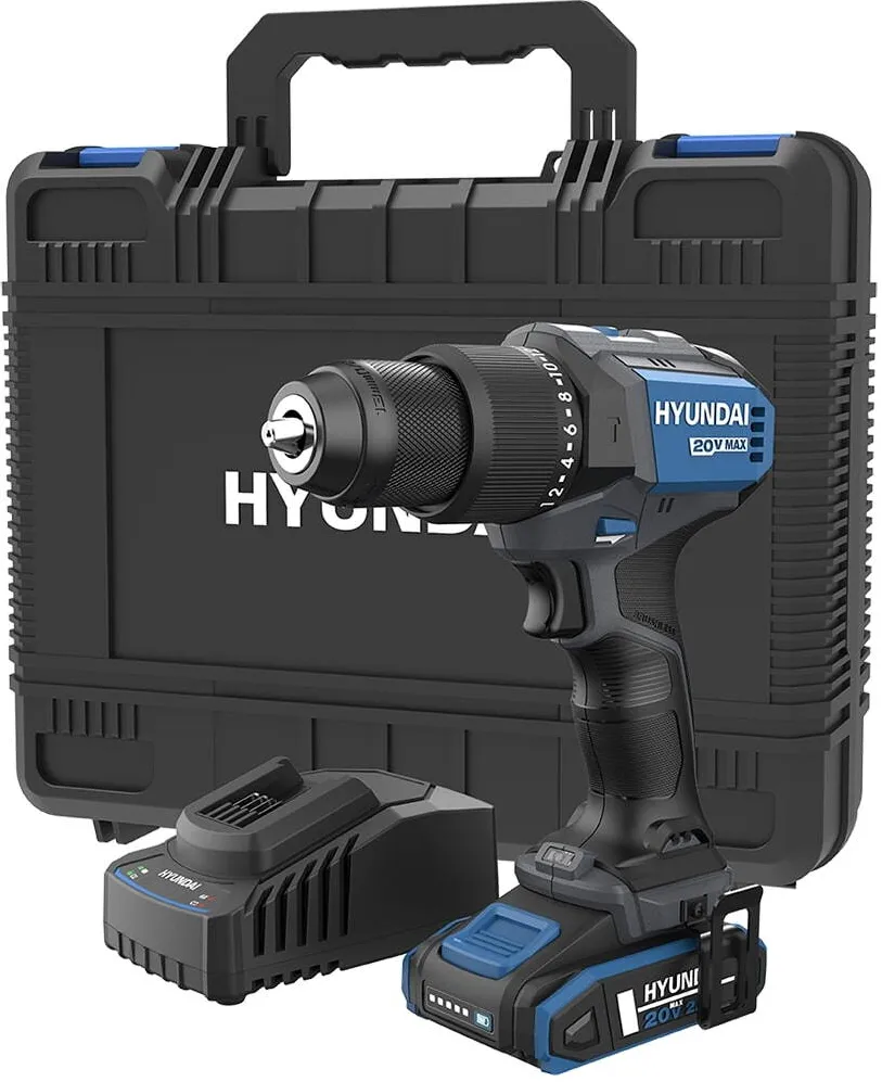 Hyundai Masina de gaurit si insurubat brushless cu percutie si cu acumulator Hyundai 20V HD20X-60TT