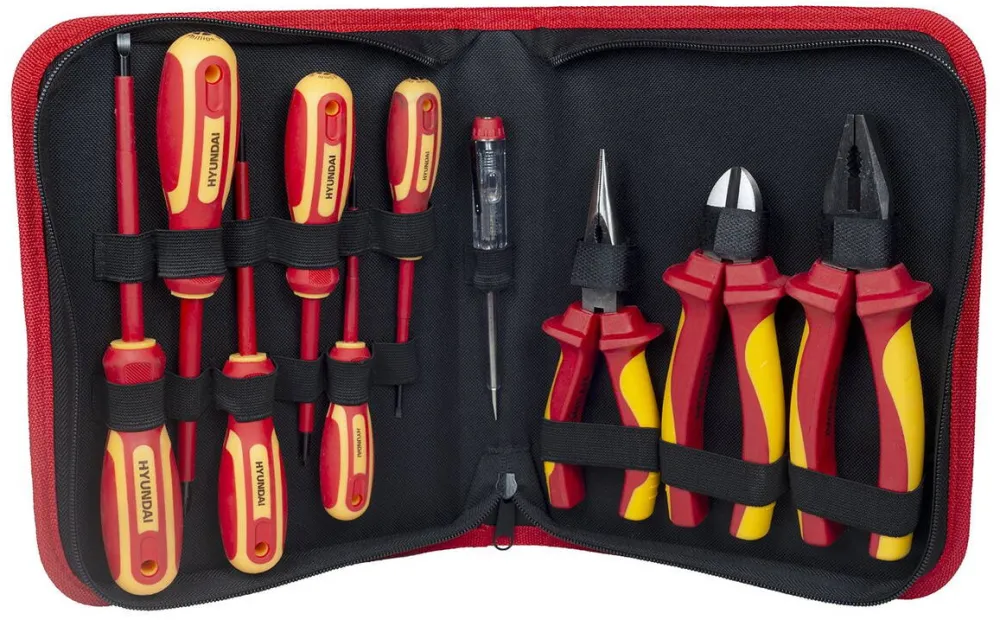 Hyundai Set 10 scule de mana VDE 1000V Hyundai HY-59415
