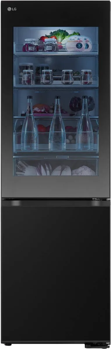 Combina frigorifica LG GBG5160CEV negru inox 349 l