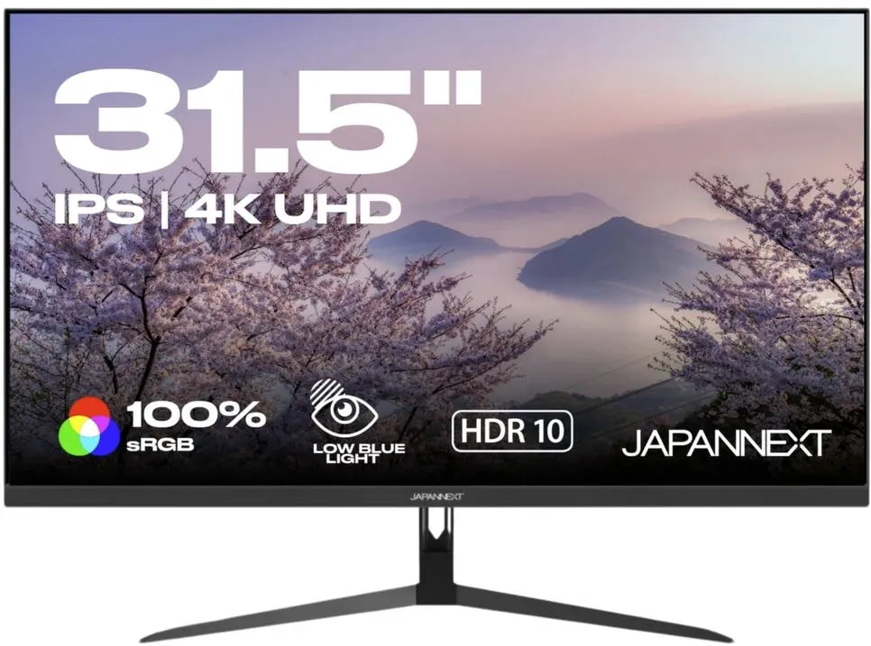 Monitor JAPANNEXT Monitor Japannext 31.5" UHD 3840x2160, Negru