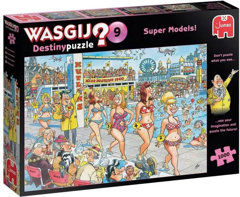 Puzzle Jumbo Spiele Puzzle Jumbo Wasgij Destiny 9 Super Models 1000 piese