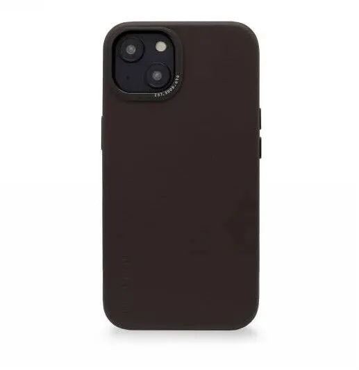 Decoded Husa de protectie din piele compatibila cu MagSafe pentru iPhone 14 Plus, Decoded, Maro