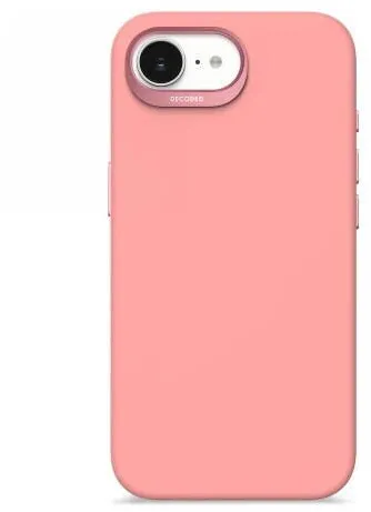 Decoded Husa telefon Decoded pentru iPhone 16E, silicon, roz, compatibila cu MagSafe, protectie impotriva socurilor