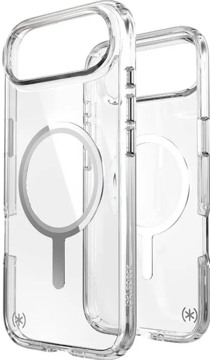speck Husa, Speck Presidio Perfect-Clear Mag pentru iPhone Air, Argintiu Transparent