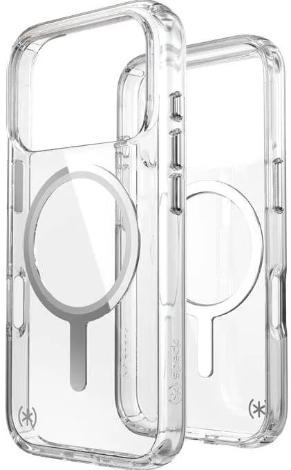speck Husa, Speck Presidio Perfect-Clear Mag pentru iPhone 17 Pro Max, Argintiu Transparent