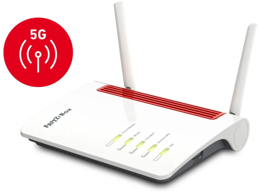 Router Wireless AVM Router de masa AVM FRITZ!Box 6850, Dual-band, 5G, alb