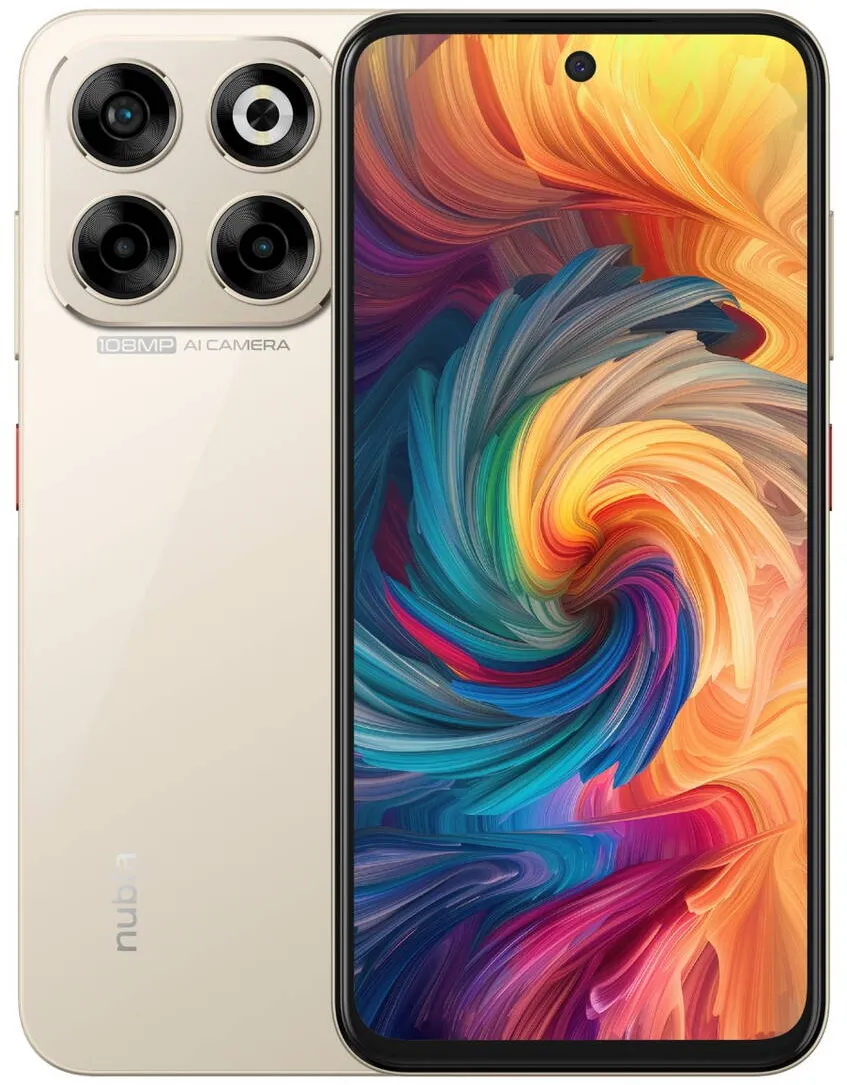Smartphone Nubia V70, 8+12GB RAM, 256GB, 4G, Sunshine Gold