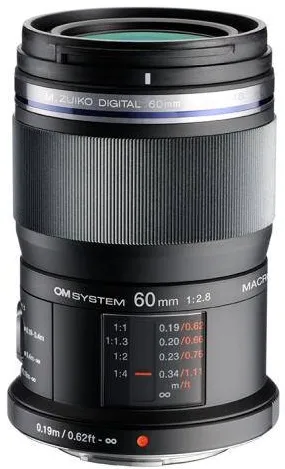 Obiectiv/Accesoriu Olympus/OM System OM SYSTEM M.ZUIKO DIGITAL ED 60mm 1:2.8 black