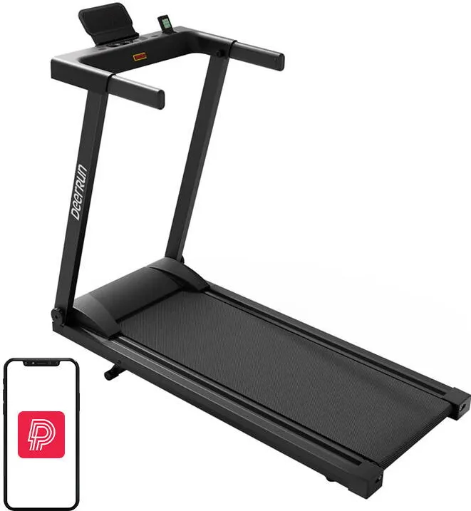 DeerRun DeerRun Foldable Treadmill AI Pro Move + (black)