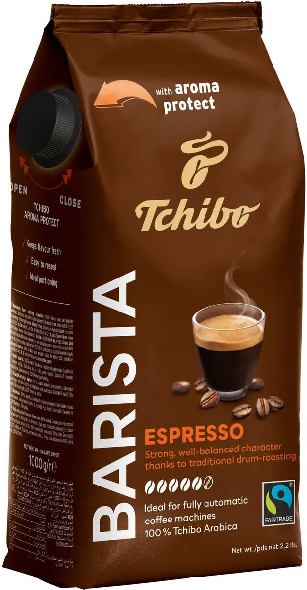 Tchibo Cafea boabe, Tchibo Barista Espresso, 1 kg