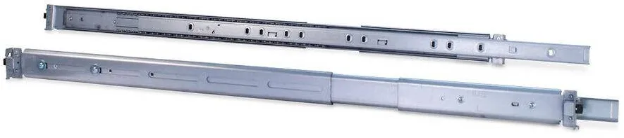 Inter-Tech 26" Set de sine telescopice 1U 650 mm Argintiu
