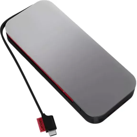 Acumulator extern Lenovo G0A3LG2WWW, USB-C, 20000 mAh, Storm Grey