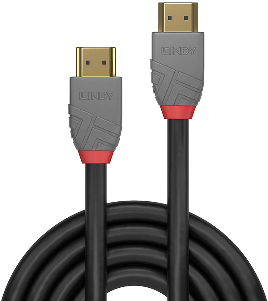 Lindy Cablu Lindy 0.5m High Speed HDMI, Anthra
