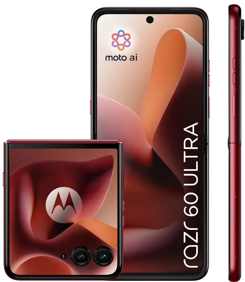 Smartphone MOTOROLA razr 60 ultra 17.7 cm (6.96") Dual SIM Android 15 5G USB Type-C 16 GB 512 GB 4700 mAh Bordeaux